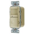Bryant Occupancy Sensor Wall Switch, Passive Infrared Motion Sensor, Auto On, Manual Adjust, 120V AC, Ivory MS1000NI